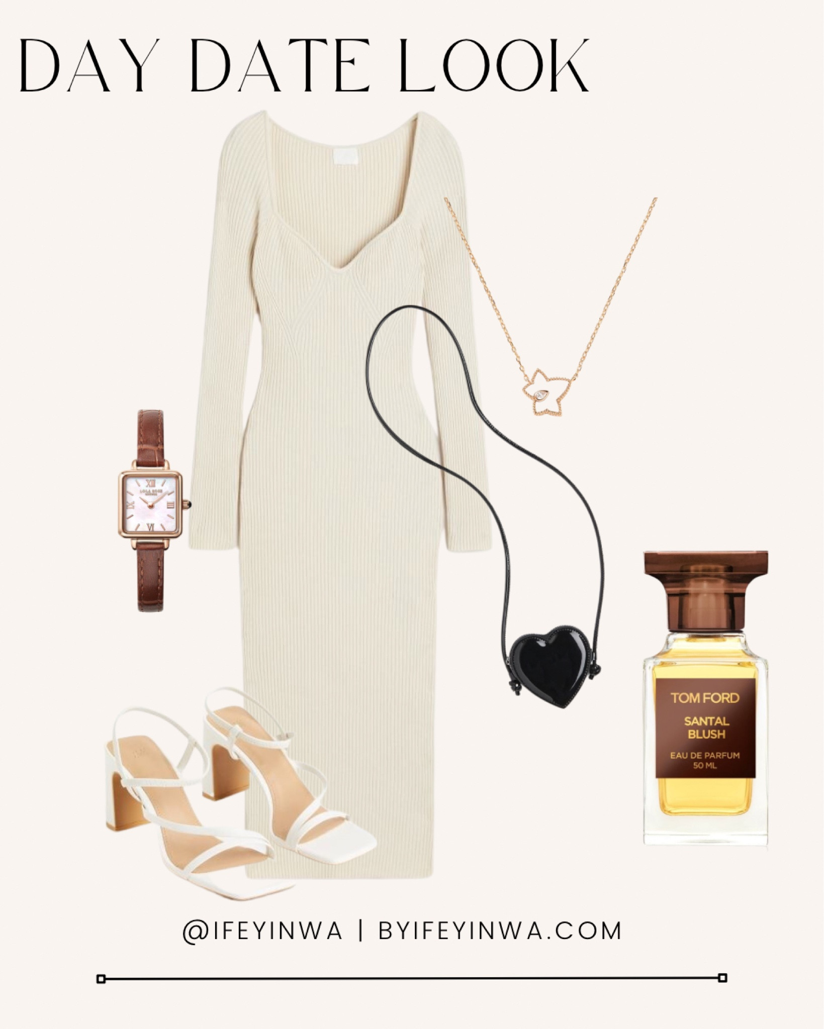 This H&M Rib knot dress is so flattering and beautiful, paired with these heeled sandals and accessories makes a cute day date look. 

#LTKstyletip #LTKshoecrush #LTKSale