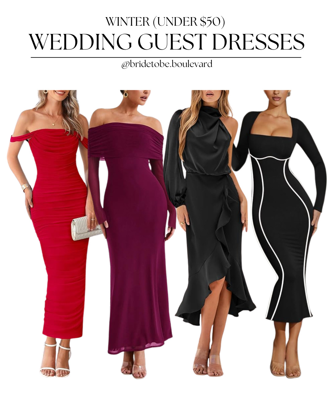 ❄️ Winter Wedding Guest Dresses Under $50 ❄️ Ruffles, long sleeves, and elegant details—all at an unbeatable price! These chic and cozy dresses are perfect for celebrating in style. Shop now! ✨ #WinterWeddingGuest #ChicOnABudget #WeddingGuestDresses #LTKUnder50 

 #LTKParties #LTKFindsUnder50 #LTKWedding
