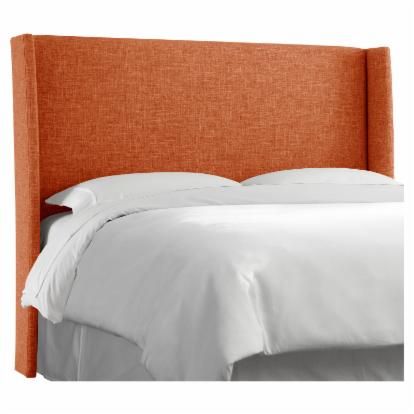 Skyline Zuma Wingback Upholstered Headboard | Hayneedle