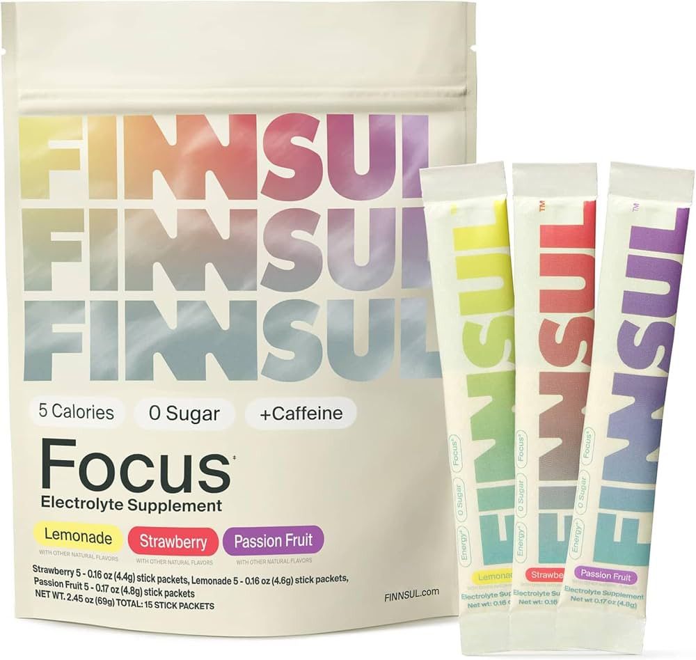 Focus + Caffeine Electrolyte Drink Mix Cognizin, Magnesium, Biotin, Vitamin B for Energy, Hydrati... | Amazon (US)