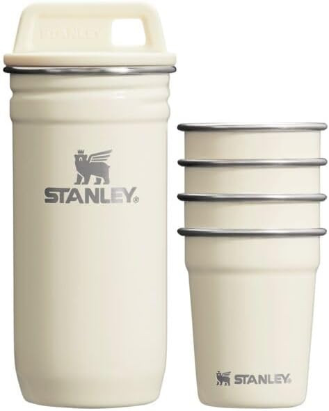 Stanley Adventure Nesting Shot Glass Set, 4 Stainless Steel Shot Glasses with Rugged Metal Travel... | Amazon (US)