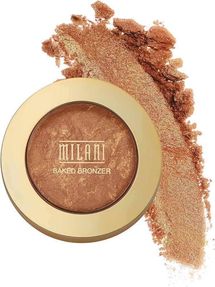 Milani Baked Bronzer - Dolce, Cruelty-Free Shimmer Bronzing Powder to Use For Contour Makeup, Hig... | Amazon (US)