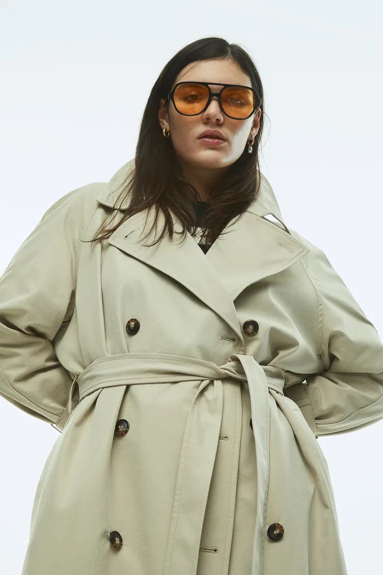 Double-breasted trenchcoat | H&M (UK, MY, IN, SG, PH, TW, HK)