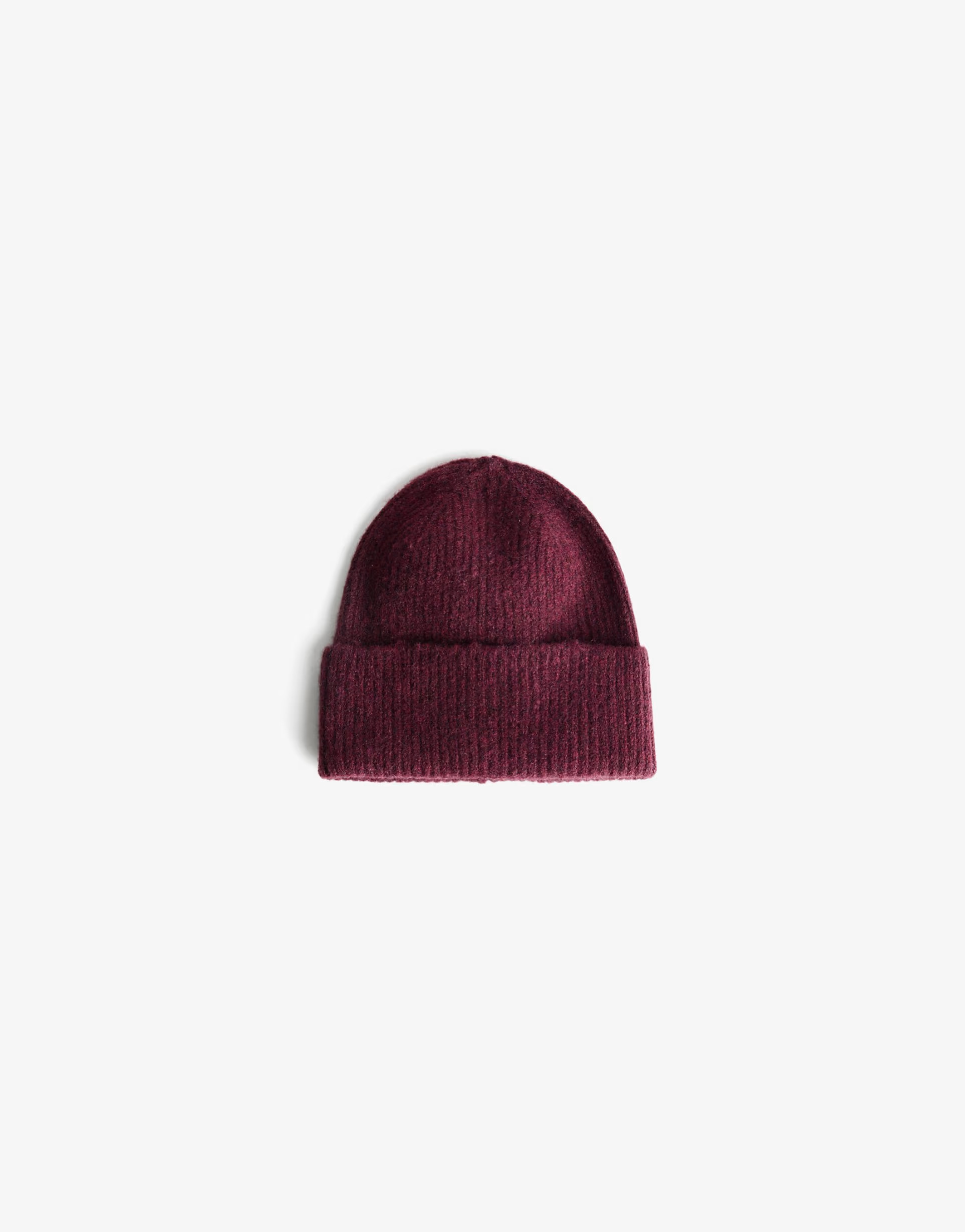 Bershka Basic beanie in burgundy | ASOS | ASOS (Global)