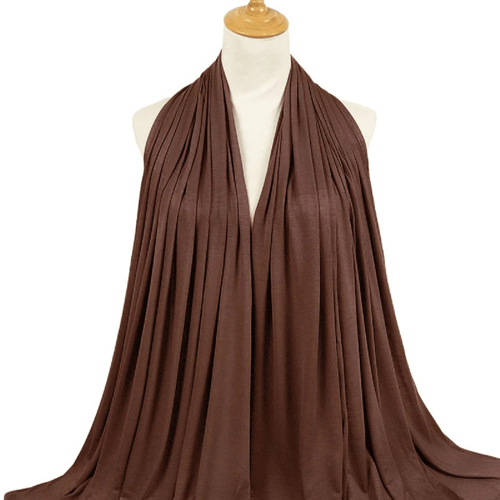 1 Pièce Foulard En Jersey Pour echarpe femmes, Ensemble Hijab, Écharpe Pour La Tête | SHEIN