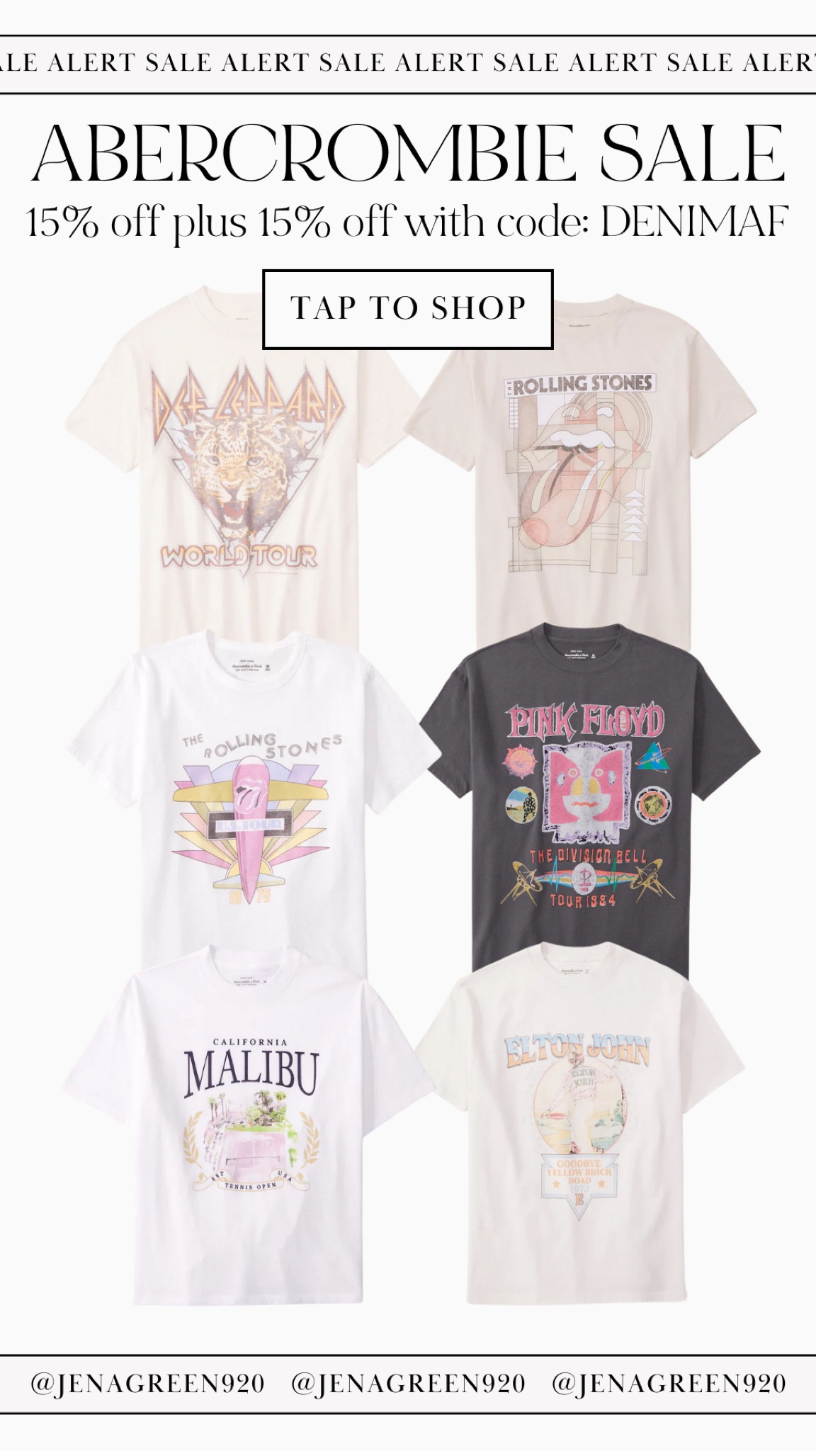 Graphic Tees | Graphic Tshirts | Band Tees | Abercrombie Sale 

#LTKunder100 #LTKunder50 #LTKsalealert