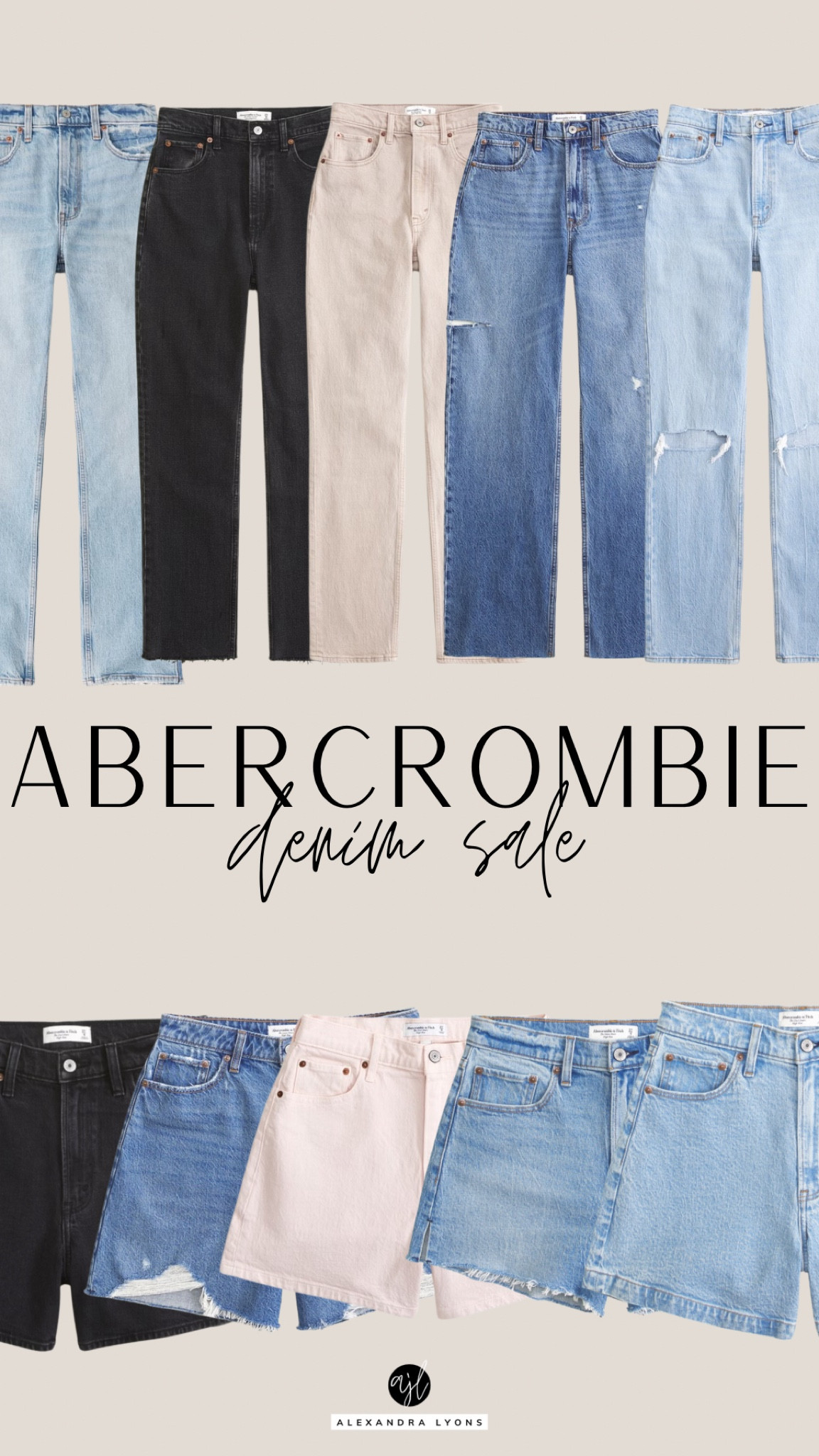 Hands down - BEST JEANS EVER
I’ve worn A&F since middle school and the curve love is just 🤌🏼 unbeatable
ABERCROMBIE DENIM SALE
I wear 27, regular 

#LTKfindsunder100 #LTKsalealert #LTKSpringSale