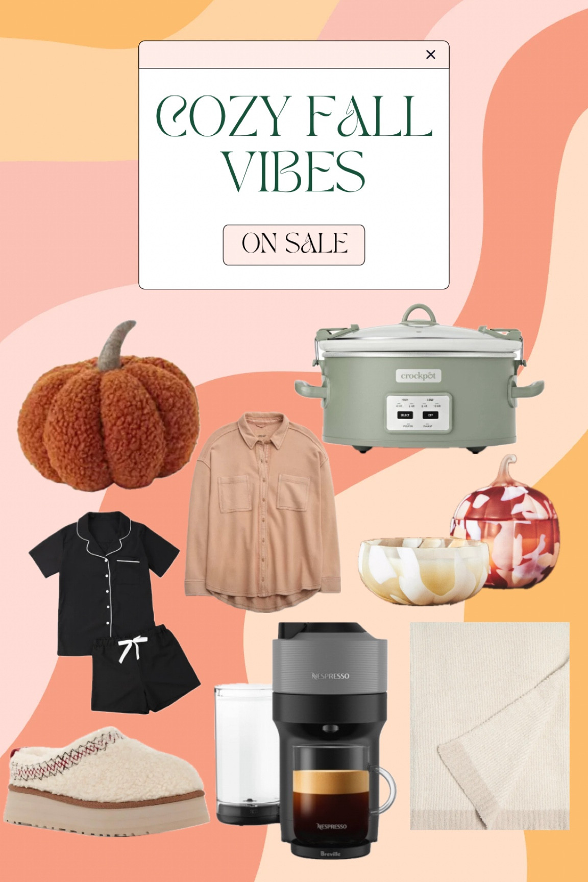 Cozy fall vibes + on sale finds for fall + crockpot + fall casual outfit + pillow pumpkin + nespresso 

#LTKsalealert #LTKfindsunder50 #LTKHalloween