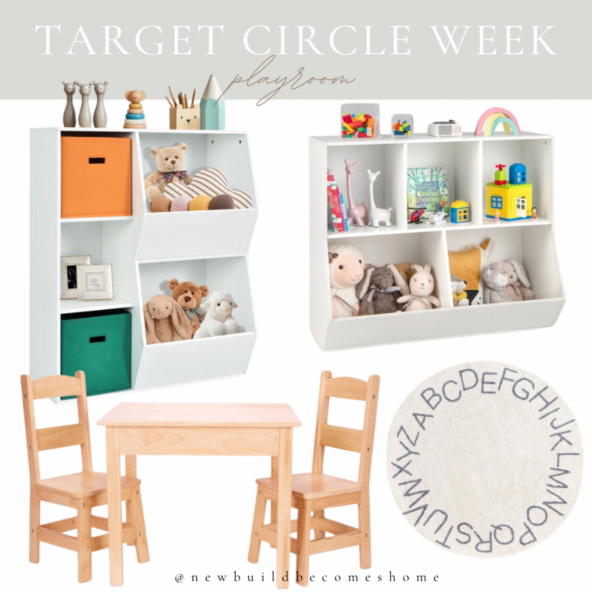 Happy target Circle week! Here are some organization shelves that would be perfect for a playroom or kids bedroom! I love the little table as well…

I will also link some more cute kids bedroom and playroom rugs!

#LTKxTarget #LTKkids #LTKhome