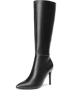 DREAM PAIRS Knee High Boots for Women, Sexy Pointed Toe Stiletto High Heel Boots, Fashion & Class... | Amazon (US)