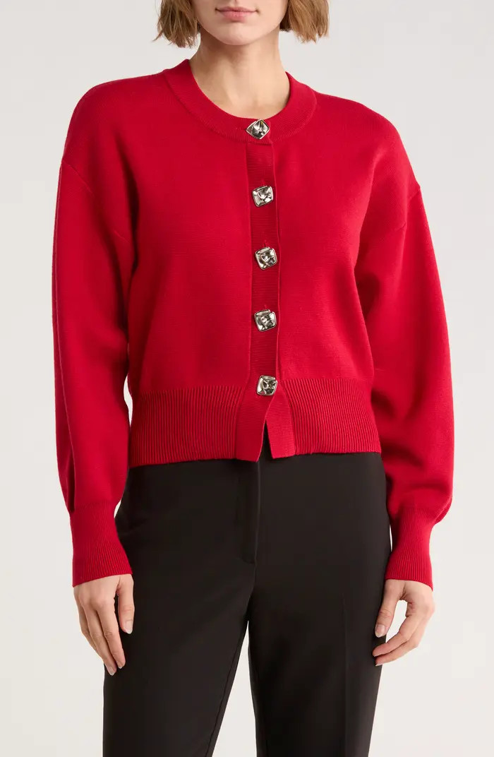 JASON WU Crewneck Button-Up Cardigan | Nordstromrack | Nordstrom Rack