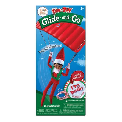 The Elf On The Shelf Glide-and-Go Accessory, Includes Parachute, Candy Cane Cable, Landing Pad (E... | Target