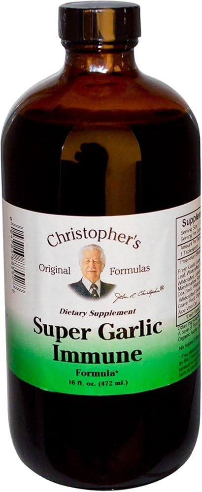 Christopher's Original Formulas Super Garlic Immune 16 oz | Amazon (US)