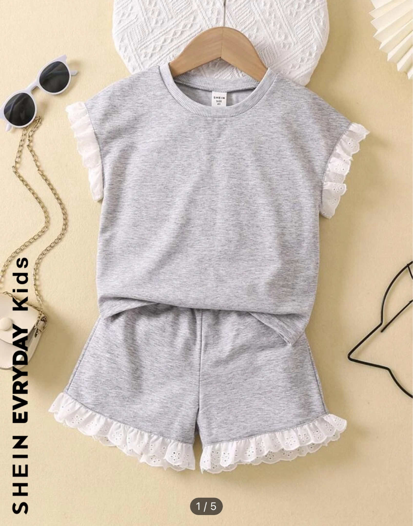 Toddler grey and white two piece set 

#LTKBacktoSchool