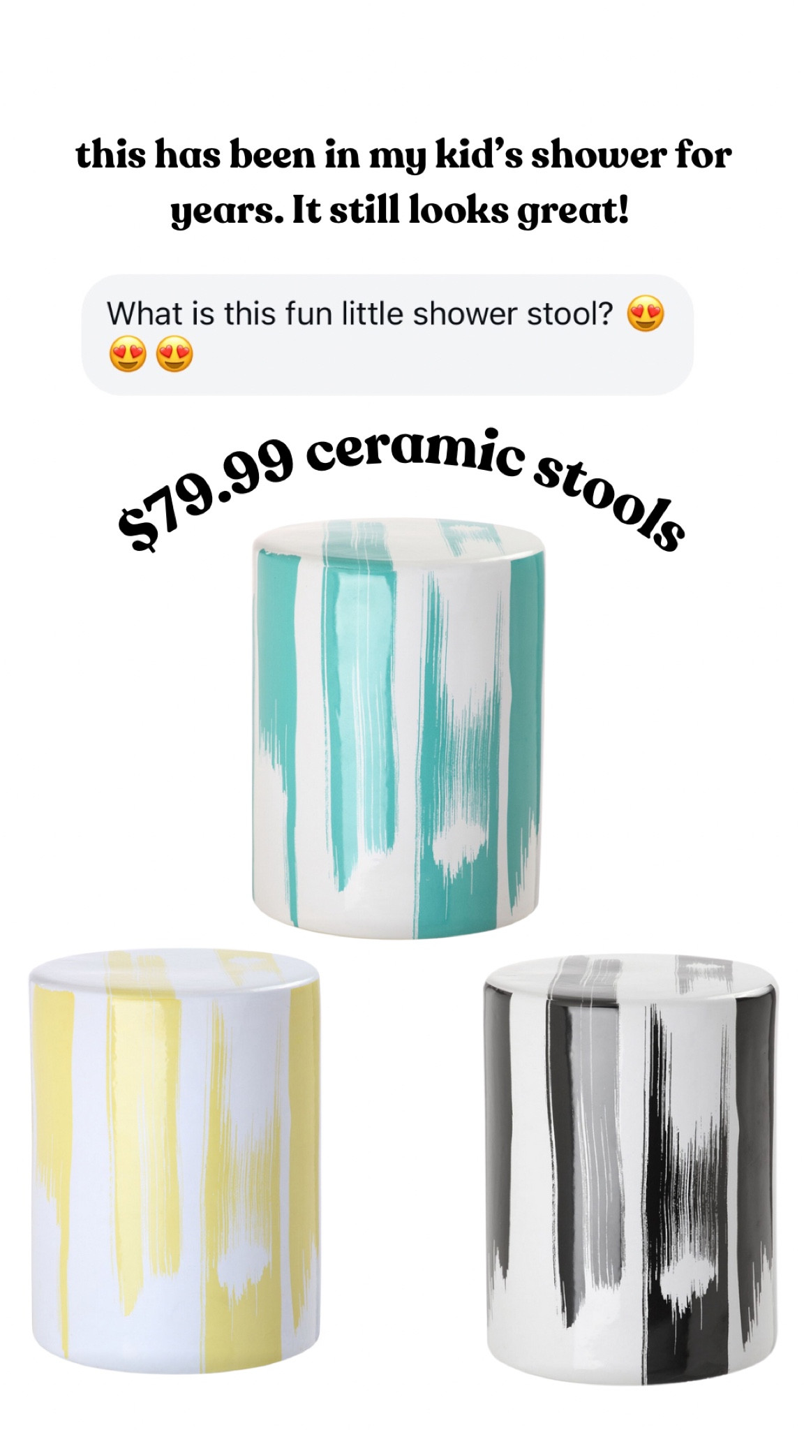 These ceramic garden stools can be used as an indoor or outdoor side table, extra seating, a ledge in the shower, a plant stand…great quality and great price 

#LTKFindsUnder50 #LTKHome #LTKFindsUnder100