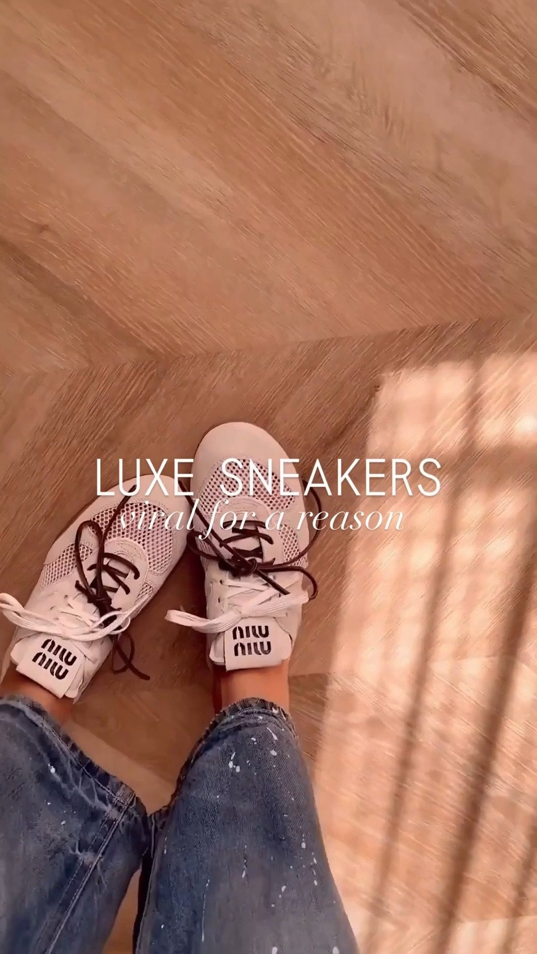 Size up half! Obsessed! 🔥
Designer sneakers for 2026! 

Sneakers. Miu miu. 

#LTKootd #LTKSeasonal