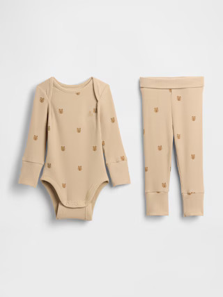 Baby Grow-With-Me TinyRib Outfit Set | Gap (US)