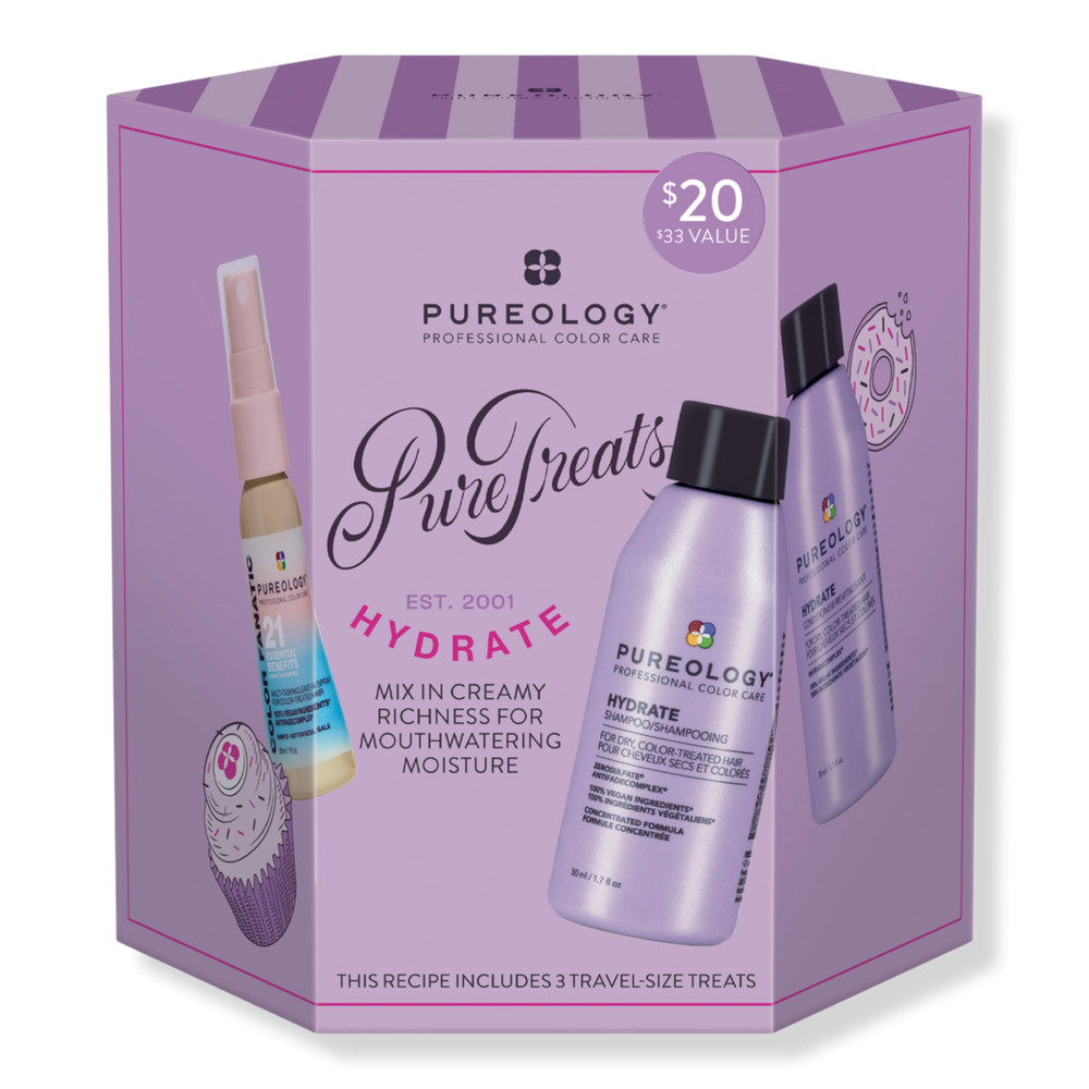 Pureology Pure Treats Hydrate Holiday Mini Kit for Dry Hair | Ulta