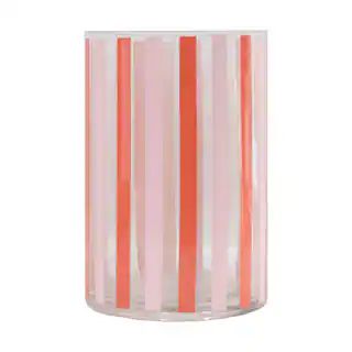 6" Pink Glass Pillar Candle Holder by Ashland® | Michaels Stores