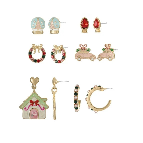 Packed Party Home For The Holidays Earring Set | Walmart (US)