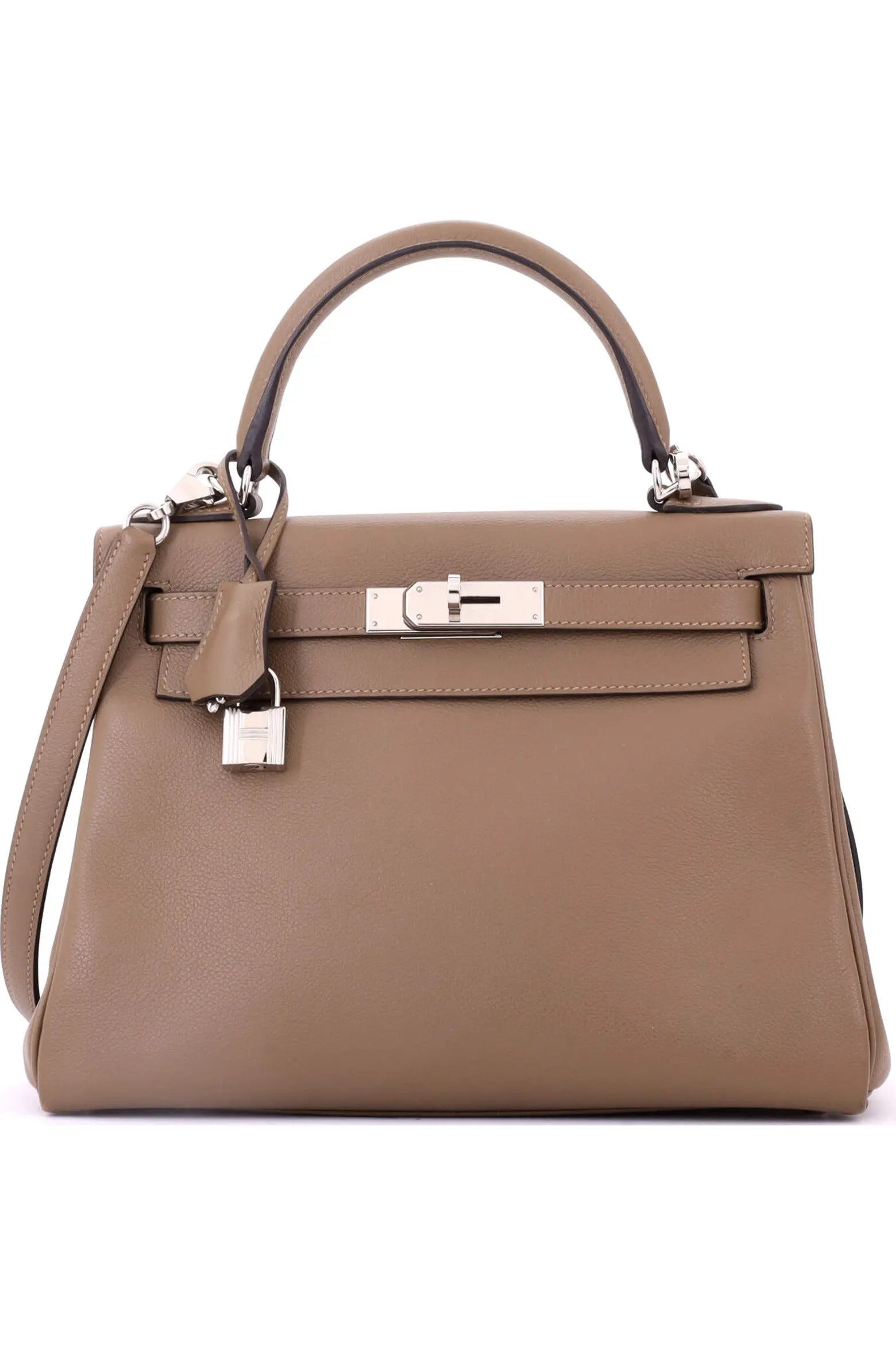 Kelly Handbag Brown Evercolor with Palladium Hardware 28 (Women) | Nordstrom | Nordstrom