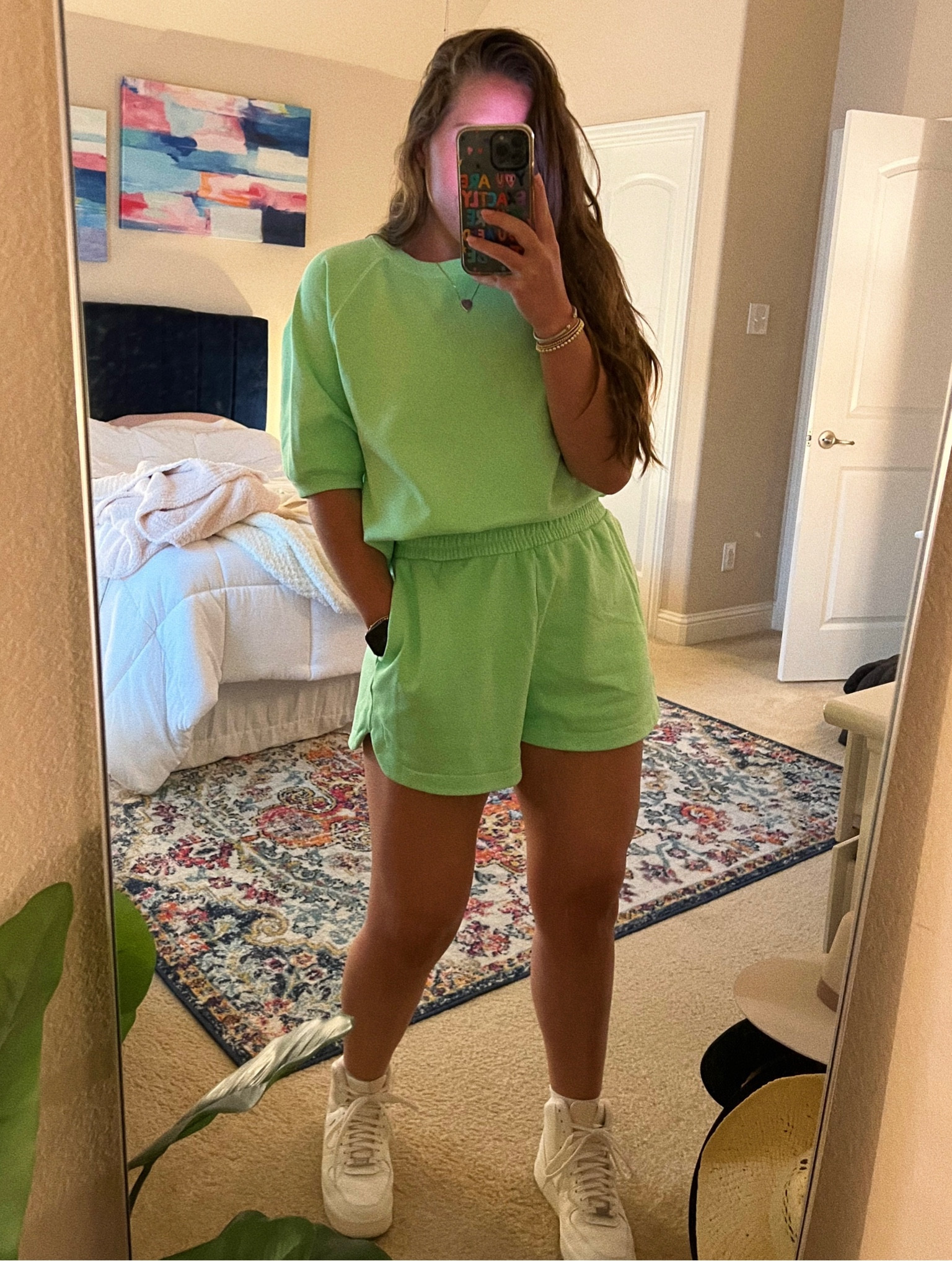 just a little going to class ootd 💚

you won’t believe where this set is from…😍 