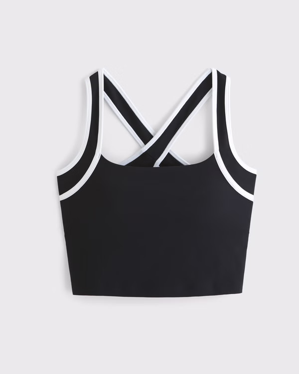 Women's YPB sculptLUX Cross-Back Tank | Women's Active | Abercrombie.com | Abercrombie & Fitch (US)
