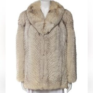 Saga Fox Furs Arctic Natural Fox Fur Unisex Coat Jacket | Poshmark
