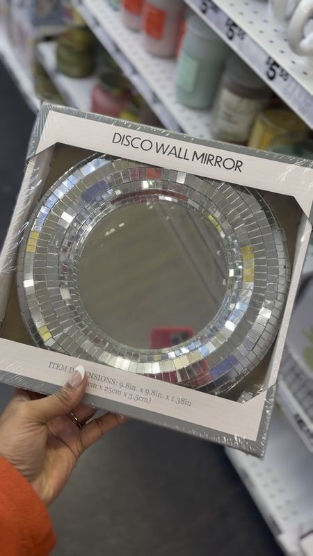 Disco Wall Mirror from Five Below - home decor, affordable decor, room decor, bedroom ideas, mirrors, wall decor, bedroom makeover, living room decor, silver, shiny decor. Budget shopping, budget friendly. 

#LTKVideo #LTKparties