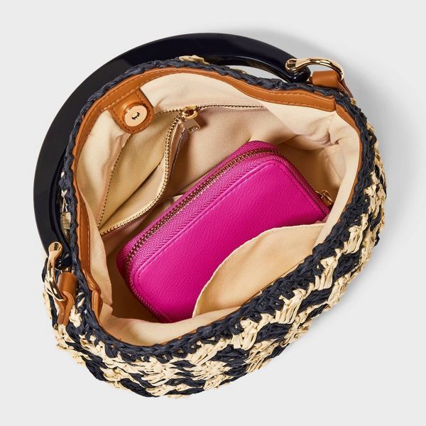 Mini Straw Bucket Bag - A New Day™ | Target