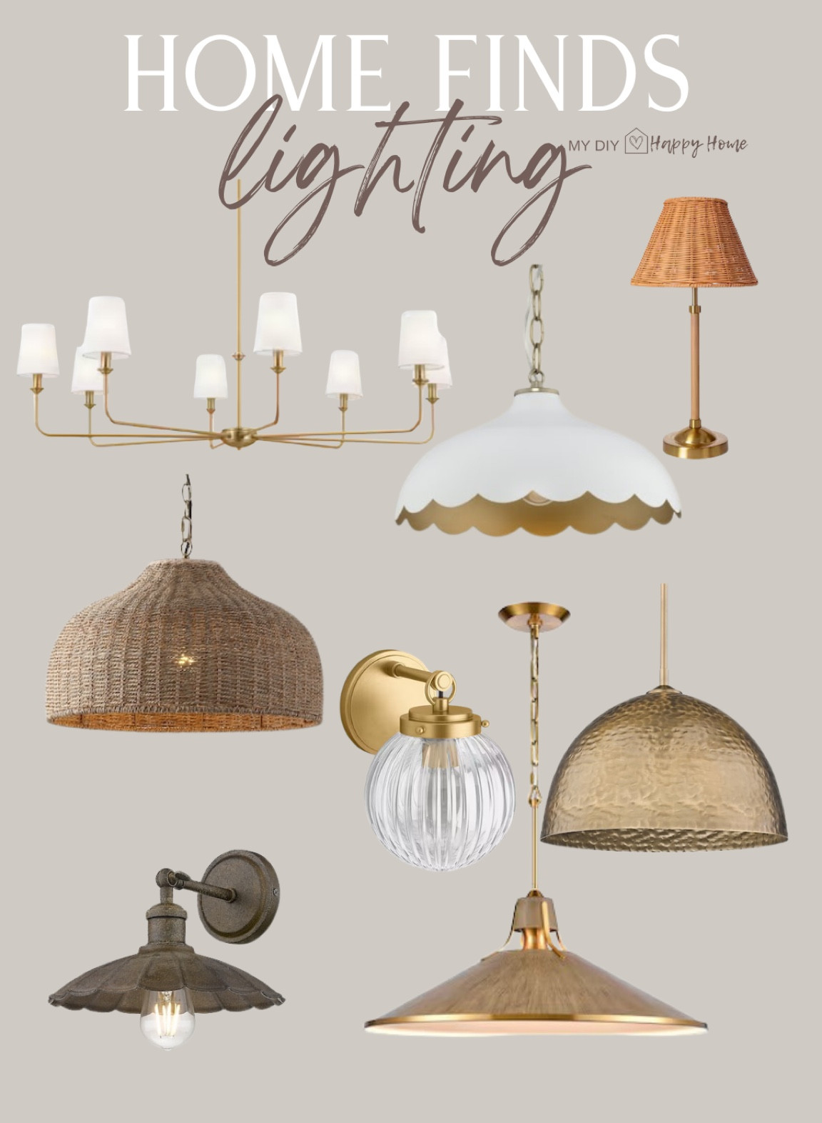 Beautiful lighting finds 

#LTKHome #LTKStyleTip