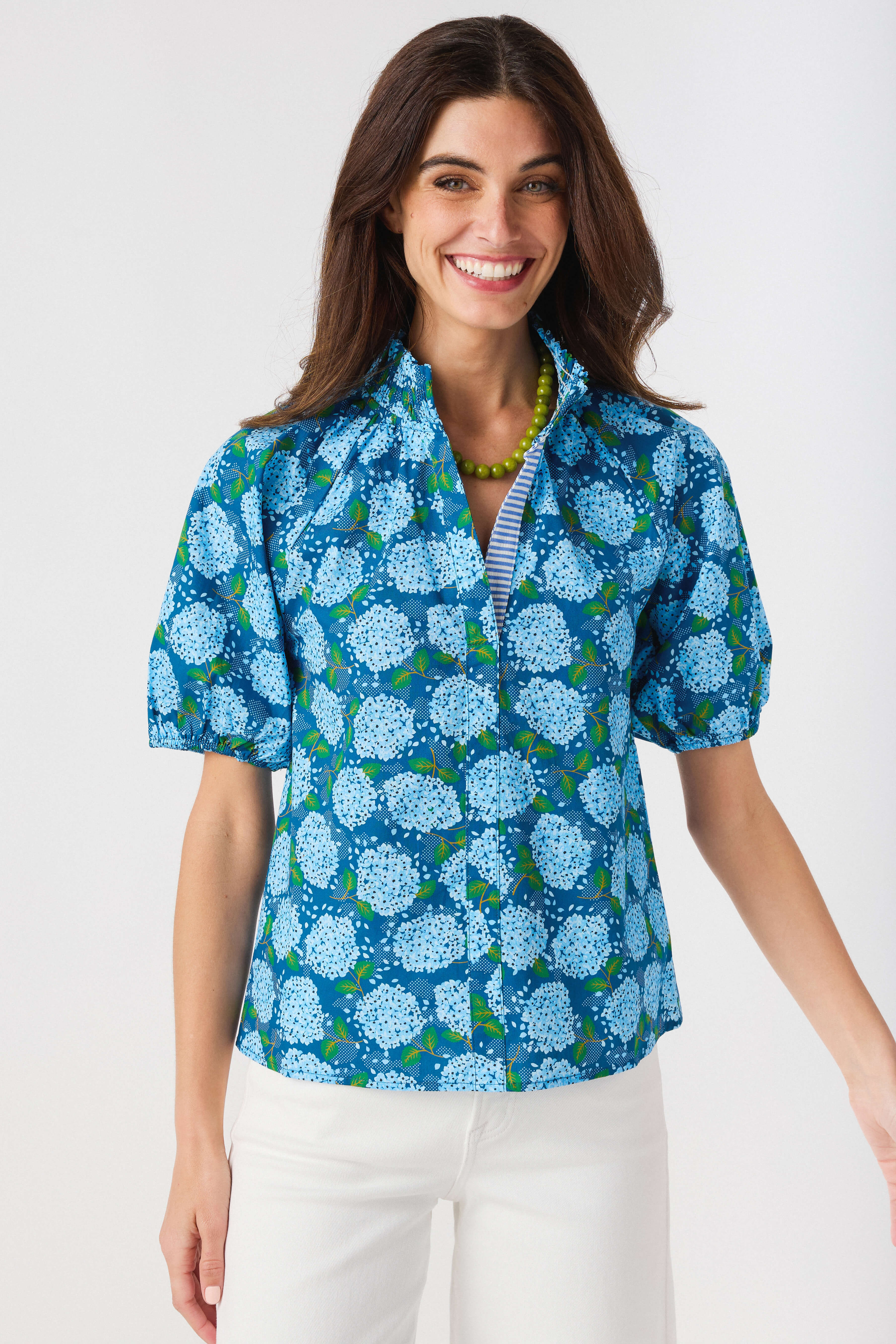 THML Hydrangea Print Top | Social Threads