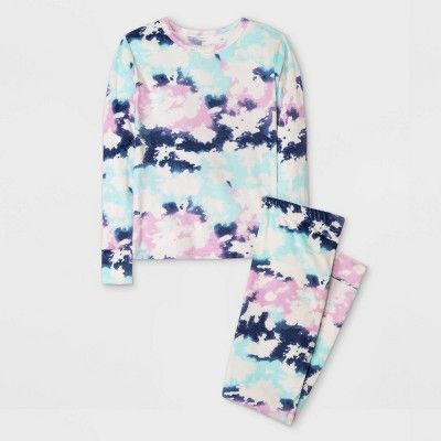 Girls' 2pc Snuggly Soft Tie-Dye Pajama Set - Cat & Jack™ | Target