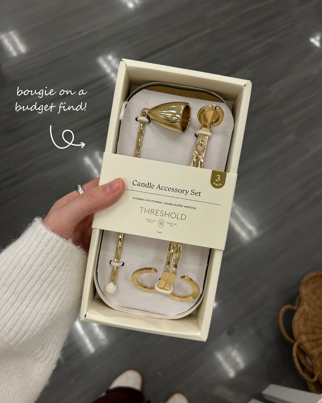 Target find! Candle accessories so cute & chic 

#LTKHome #LTKFindsUnder50