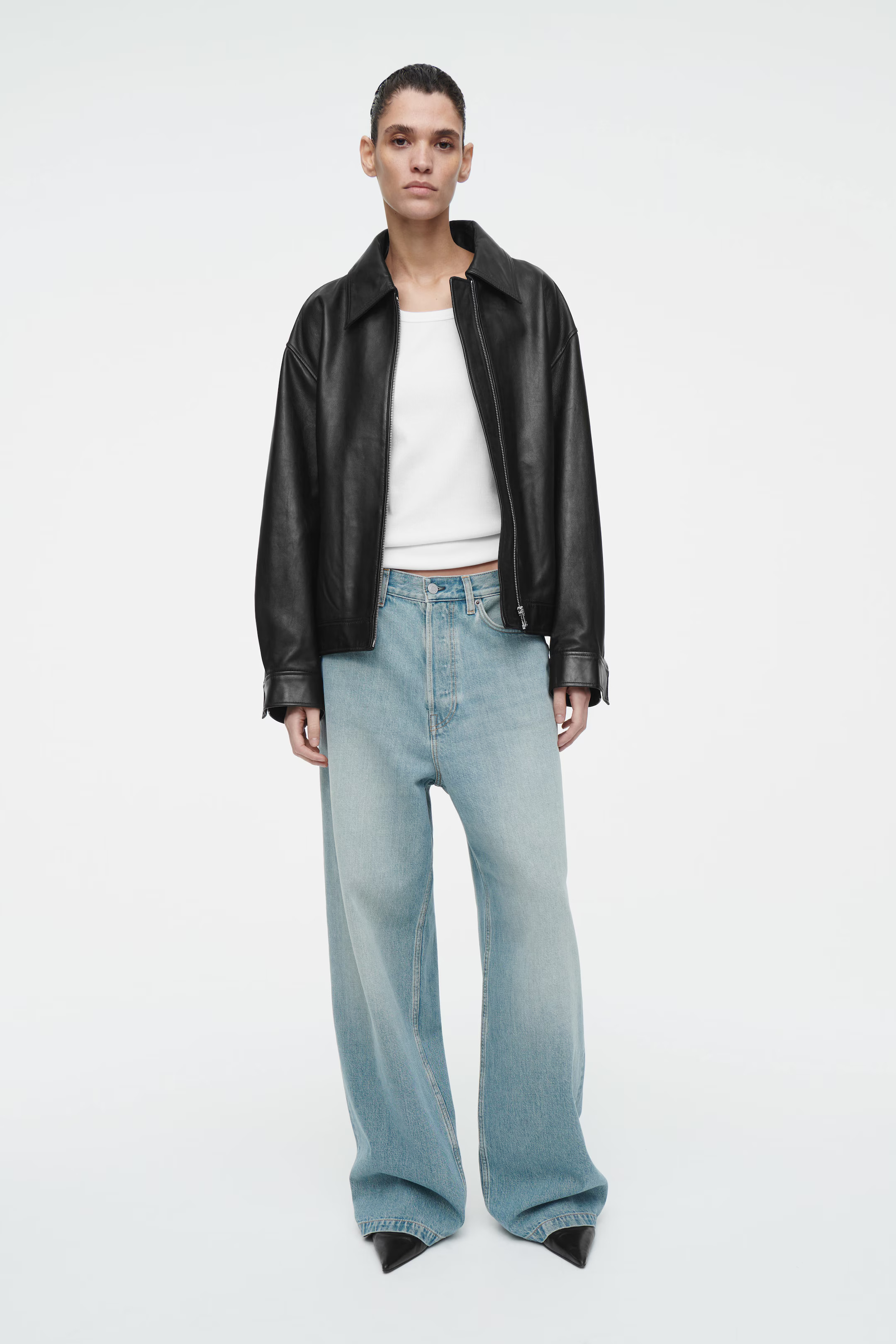 JEAN LARGE VOLUME - BLEU CIEL | COS (EU)