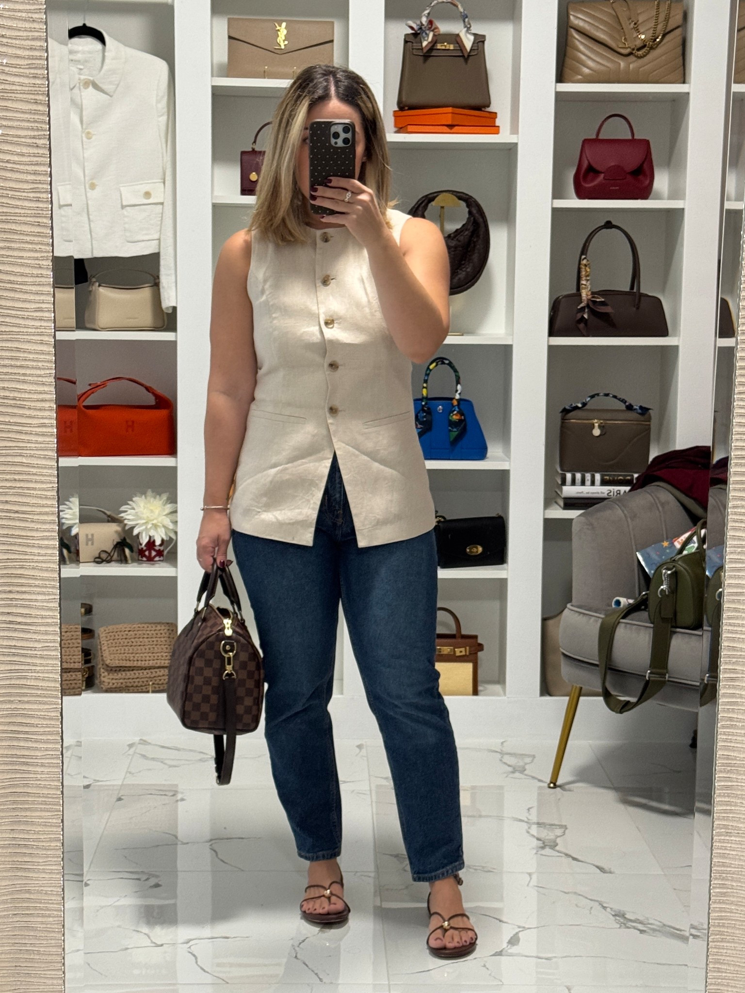 Vest Top Style 
Vest from Primark 
Jeans size 6
Sandals TTS 

#LTKItBag #LTKFindsUnder100 #LTKStyleTip