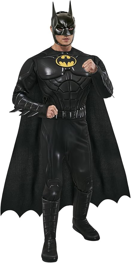 Rubies Men's Dc Comics Flash the Movie Batman (Keaton) Deluxe CostumeAdult Costume | Amazon (US)