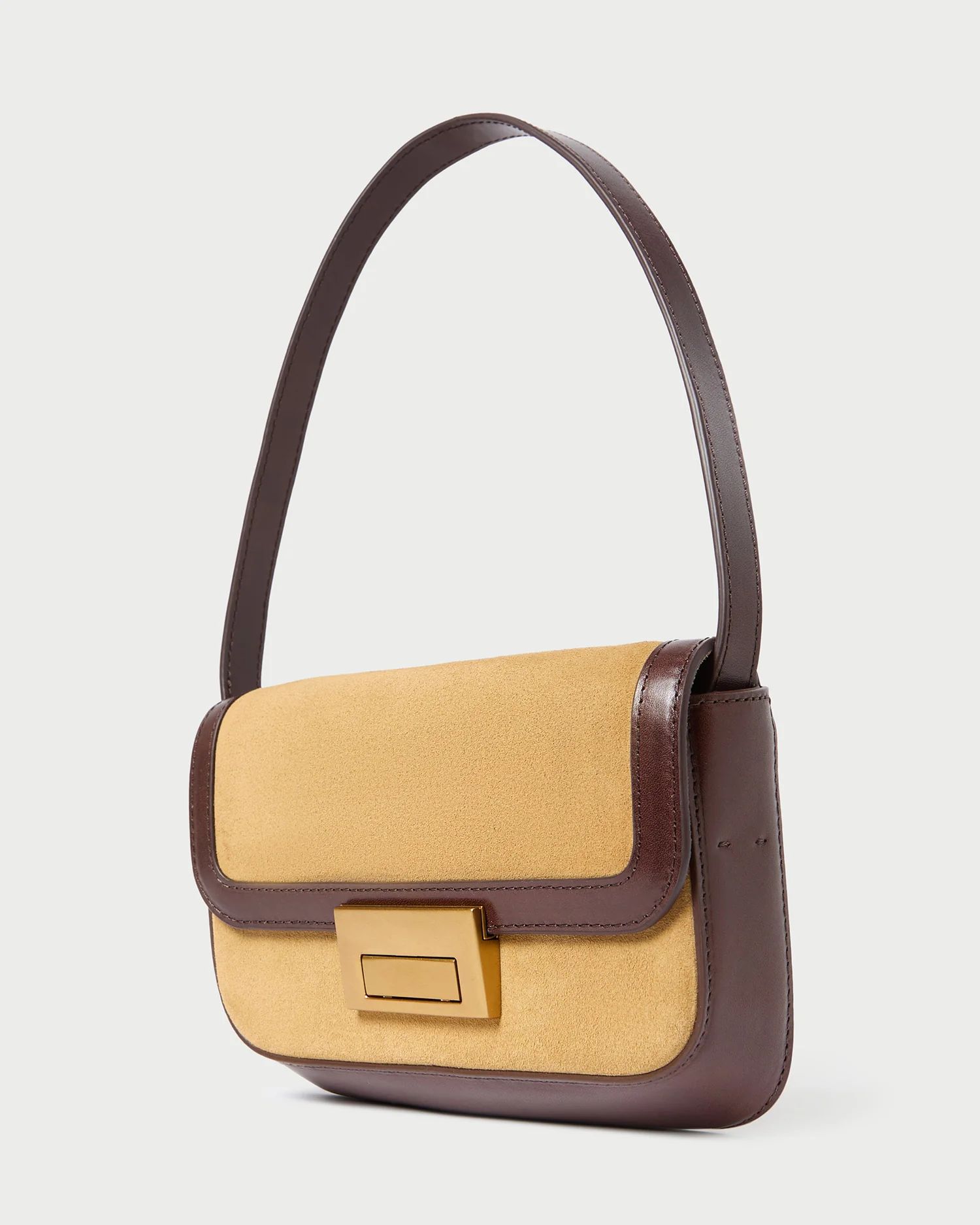 Stefania Hazel Suede Baguette Bag | Loeffler Randall