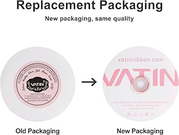 VATIN 2 inches Solid Blush Pink Continuous Double Faced Polyester Satin Ribbon for Craft, Gift Wr... | Amazon (US)