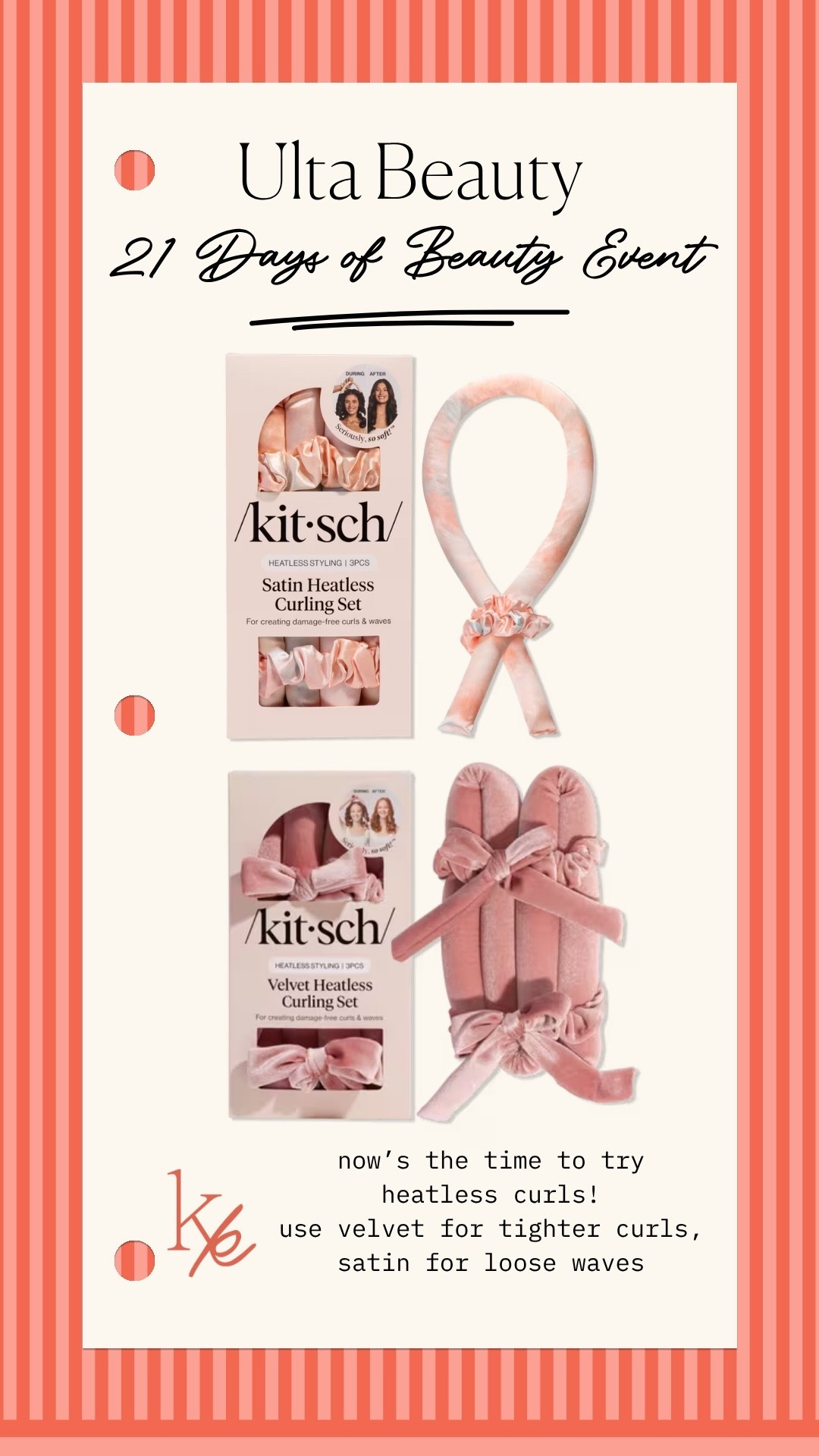 Ulta beauty event picks // heatless curlers // evening routine

#LTKmorningroutine #LTKBeauty #LTKmomlife