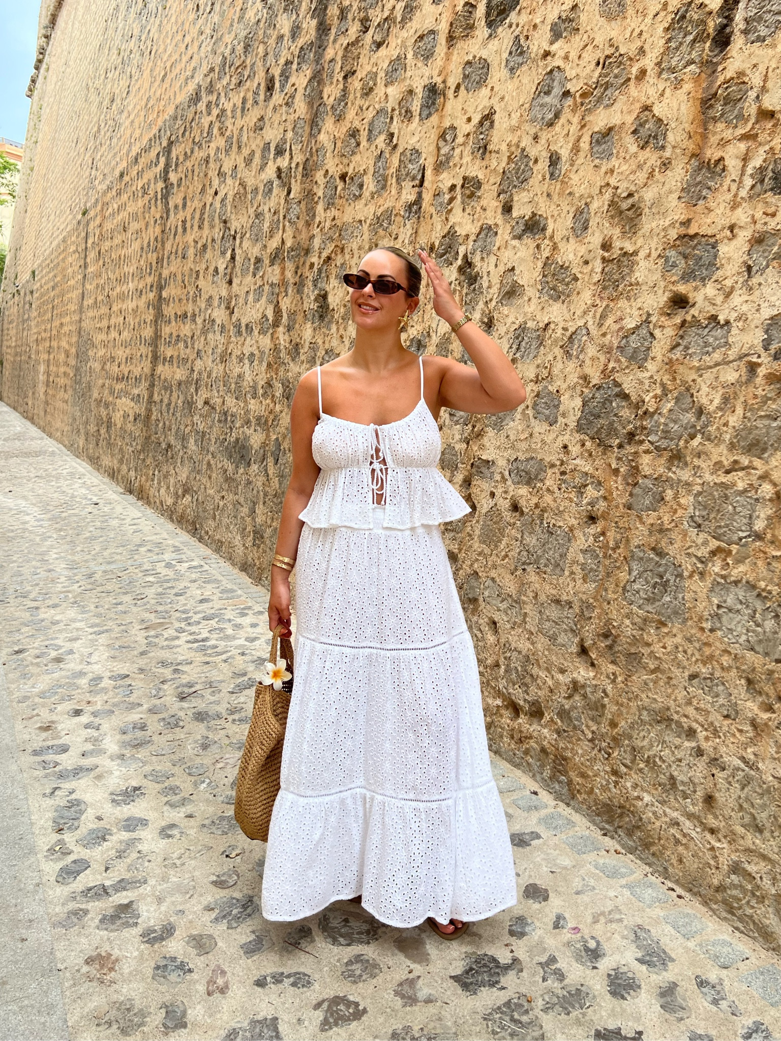 Exploring ibiza old town 🐚✨

I’m wearing a size 12 top, and a size 10 skirt

Euro summer, summer outfit, broderie, white outfit, summer fashion, Ibiza outfit

#LTKuk #LTKsummer #LTKstyletip