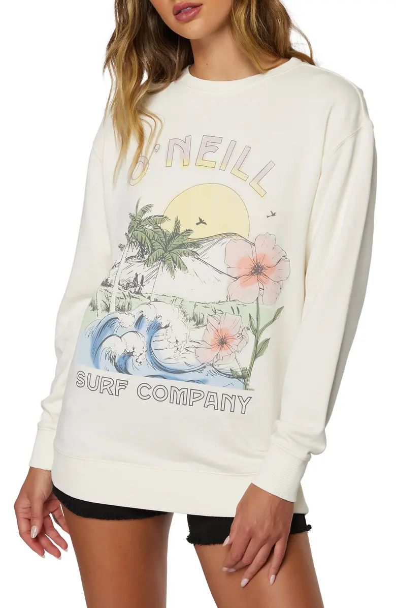 O'Neill Choice Oversize Cotton Graphic Sweatshirt | Nordstrom | Nordstrom