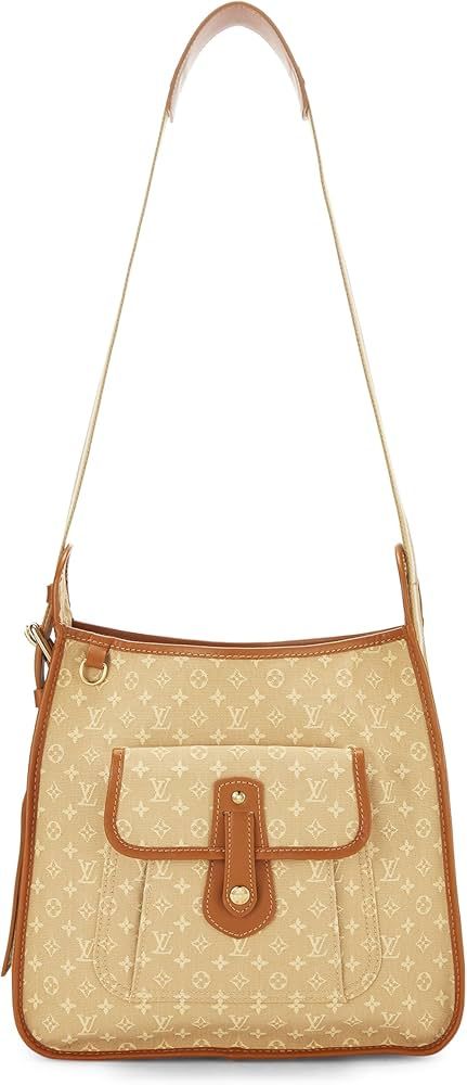 Amazon.com: Louis Vuitton, Pre-Loved Beige Monogram Mini Lin Besace Mary Kate, Beige : Luxury Sto... | Amazon (US)