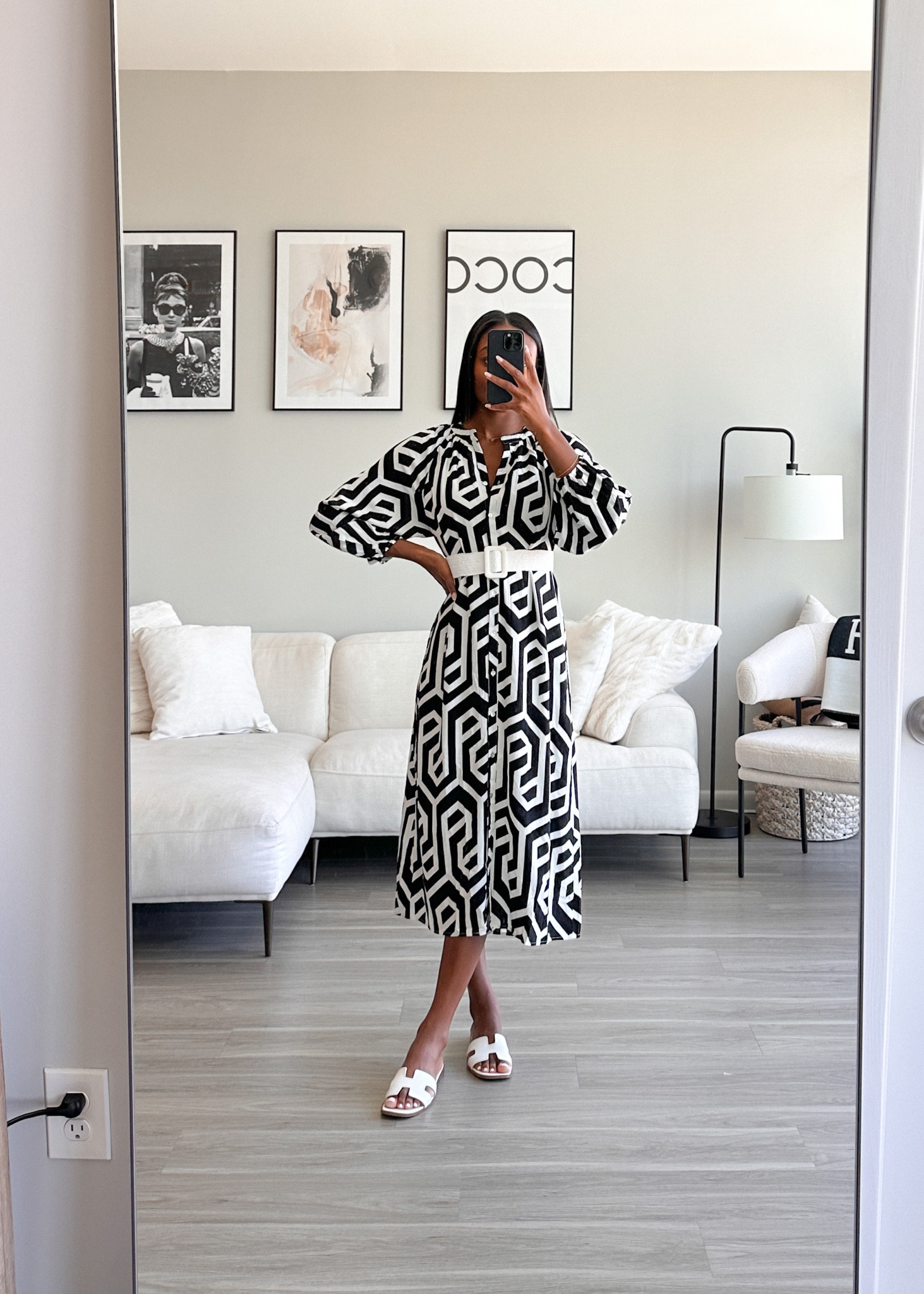Black and white midi dress for spring! Wearing a small 🤍

#LTKworkwear #LTKSeasonal #LTKunder100