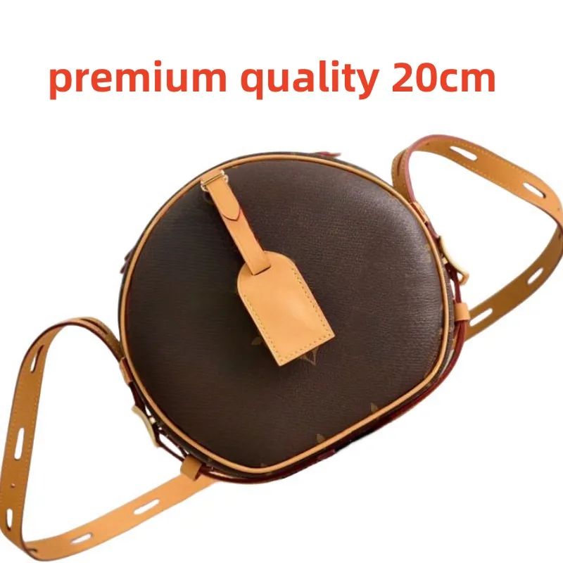 Circle cake bag women's bag single shoulder bag leather round bags high luxury | DHGate