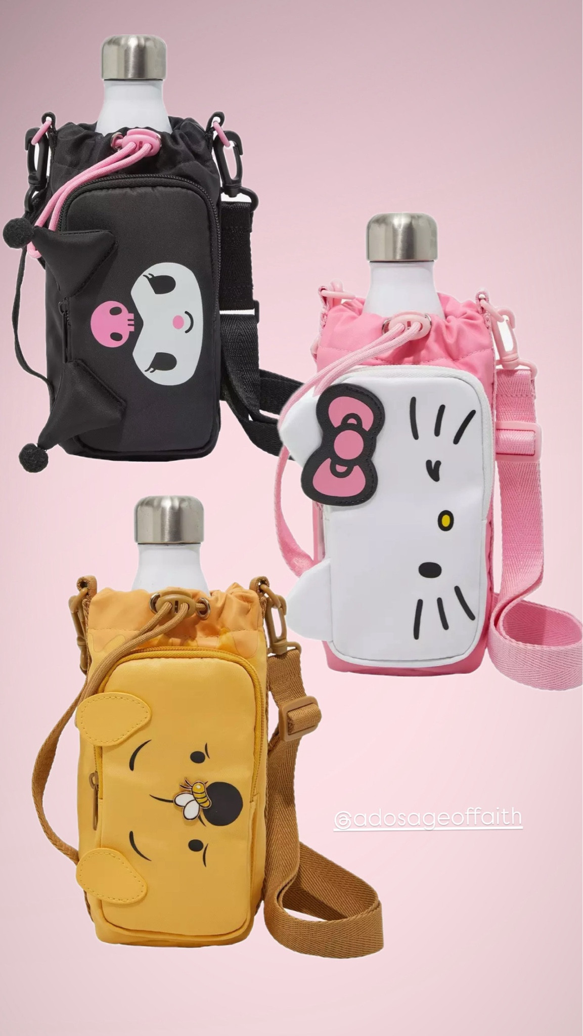 Cute water bottle holders! Check on the sale today , only for few hrs left ! Buy two get one free.🤩🏃‍♀️💨

#LTKBacktoSchool #LTKFitness #LTKSaleAlert