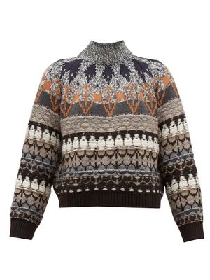 Fair Isle-knit wool-blend sweater | Matches (US)