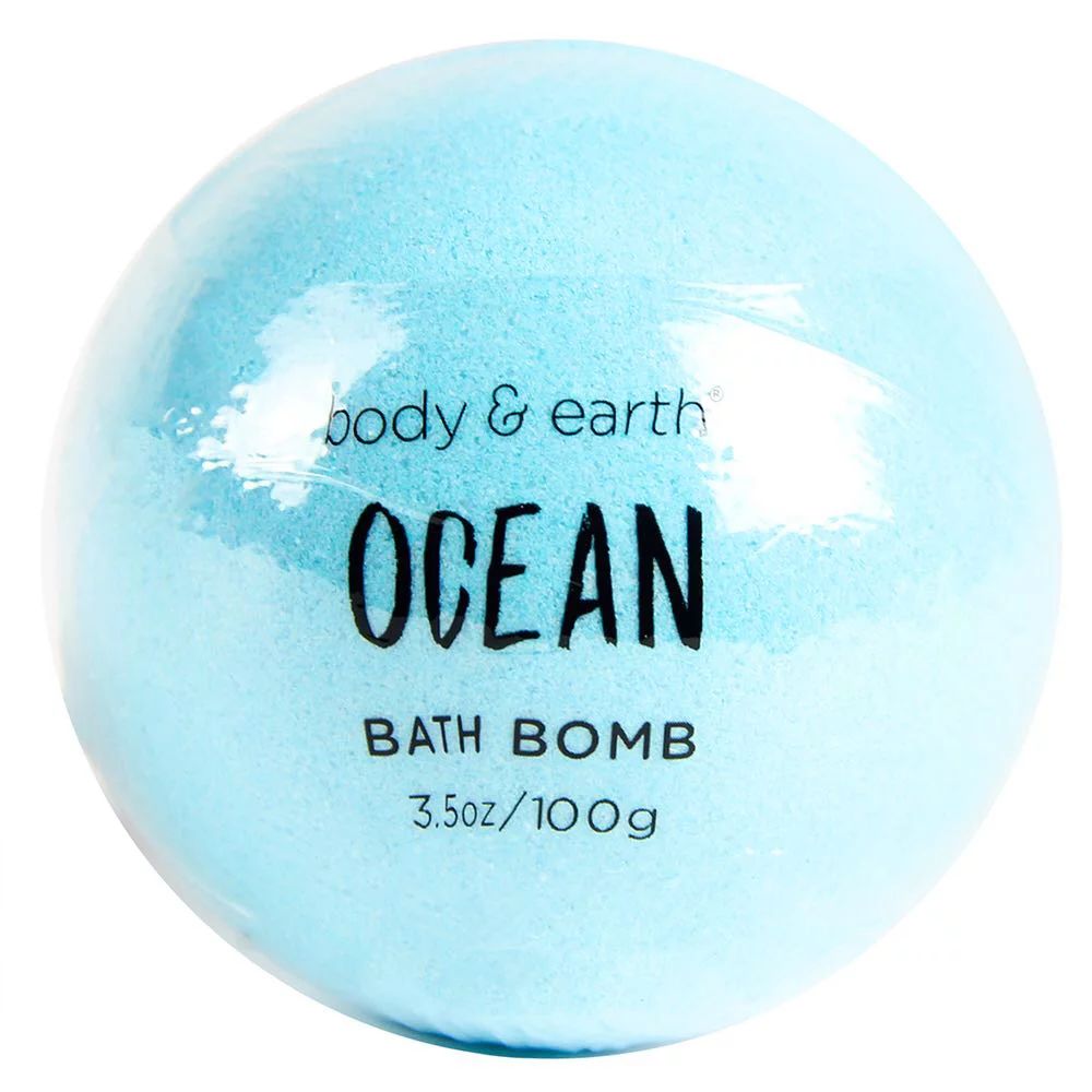 Body & Earth Relaxing, Nourishing and Luxurious Ocean Scent Bath Bomb, 3.5 oz. - Walmart.com | Walmart (US)