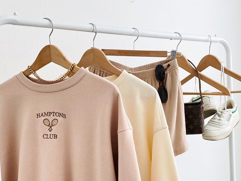 Loungewear Set: Vintage Inspired Hamptons Club Tennis Crewneck | Etsy | Etsy (US)