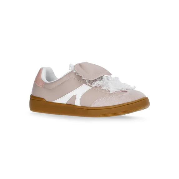 Weekend Academy Girls Casual Fold-Over Sneakers | Walmart (US)